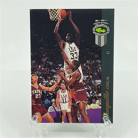 Shaquille O Neal Mcdonald Book Cover Classic Sports Cards Etsy