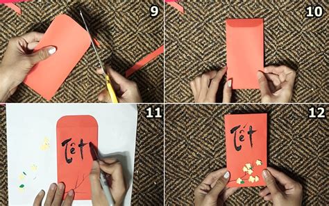 2 ways to make simple and unique red envelopes for the whole year of luck