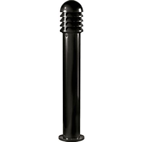 Dabmar D3400 Led B Modern Line Voltage Black Led Exterior Powder Coated Cast Aluminum Bollard