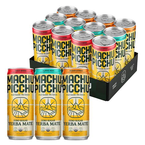 Amazon MACHU PICCHU ENERGY Sugar Free Yerba Mate Clean Energy