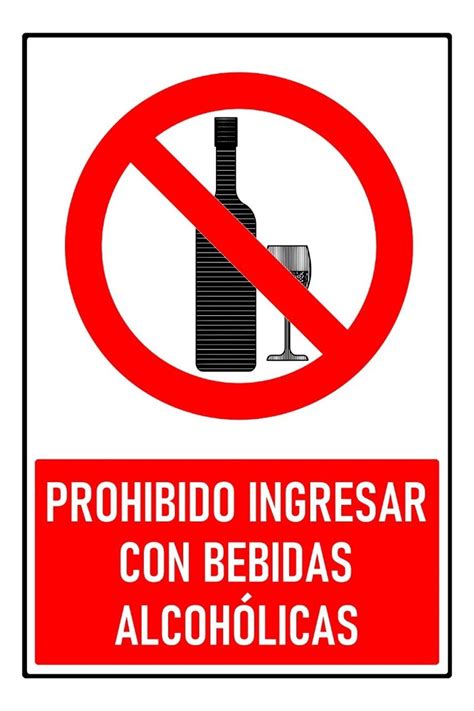 Prohibido Ingresar Con Bebidas Alcoh Licas X Cm Fda