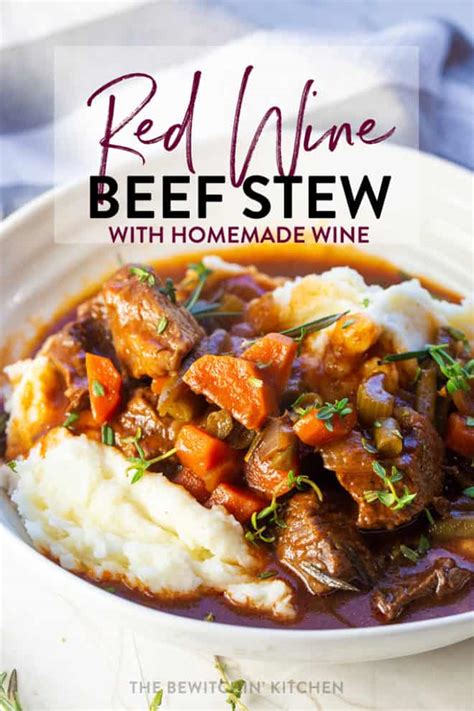 Slow Cooker Beef Stew With Cabernet Merlot