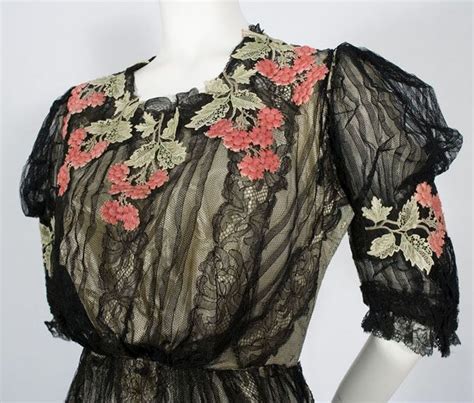 Dress Ca Vintage Textile Edwardian Clothing Edwardian Fashion