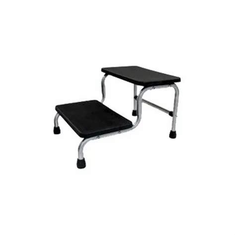 Mild Steel Black Hospital Double Foot Step Polished Size Standard At