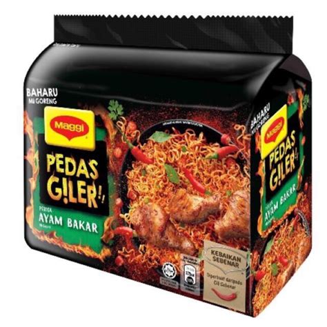 Maggi Pedas Giler Ayam Bakar Tom Yam Shopee Malaysia