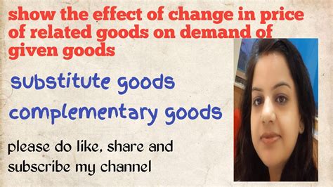 Substitute Goods And Complementary Goods YouTube