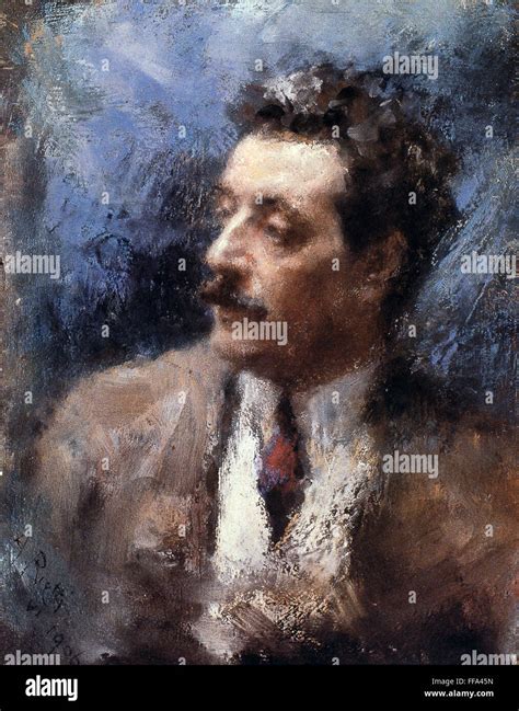 Giacomo Puccini Nitalian Operatic Composer Pastel