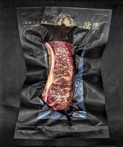 New York Strip Steak Intoku Vintage Akaushi Beef Meat N Bone