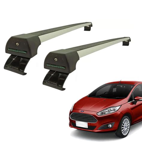 Rack De Teto Travessa New Fiesta Hatch Sedan A Partir De Alum Nio