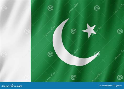 Bandera Pakistán Stock De Ilustración Ilustración De Naturalizado