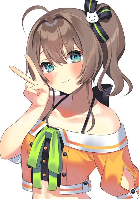 Vordox On Twitter Rt Sugamolain 「ぴーす 🧡💚」 祭絵 夏色まつり ホロライブ