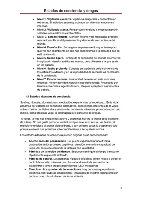 Unidad 5 Estados De Conciencia Y Drogas PDF Descarga Gratuita