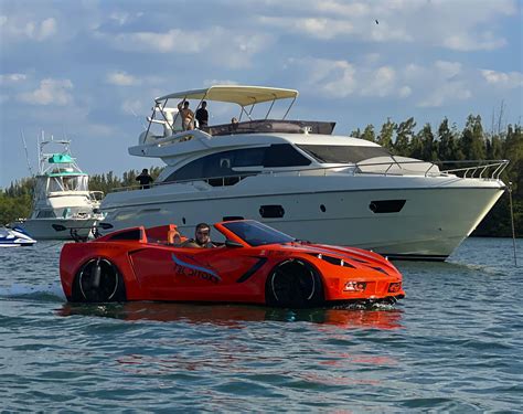 You Can Rent And Drive A Floating Corvette On The Water In Miami Florida