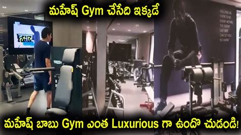 Namrata Shared A Video Of Mahesh Babu Own Gym At Home Mahesh Babu Telugu Stars Youtube