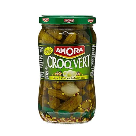 Amora Croq Vert Cornichons Extra Fins G Panierdor