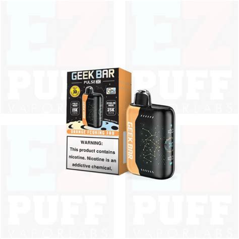 Orange Fcuking Fab Geek Bar Pulse X 25k Puff Disposable Vape Ezpuff