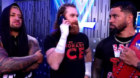 Sami Zayn Receives A Call From Roman Reigns Smackdown Oct 14 2022 Wwe