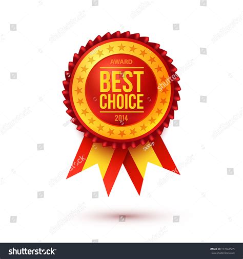 Vector Best Choice Red Label Stock Vector Royalty Free