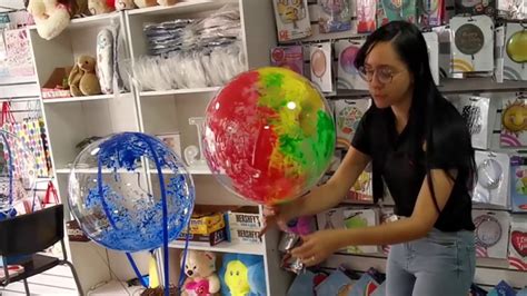 Globos Burbujas Pintados Globos De Latex Pintado Como Pintar Tus