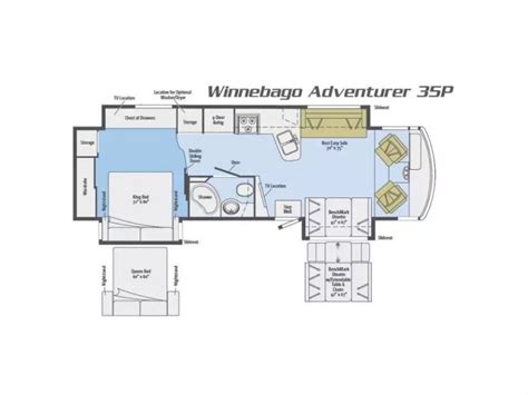 Winnebago Adventurer Floor Plans - floorplans.click