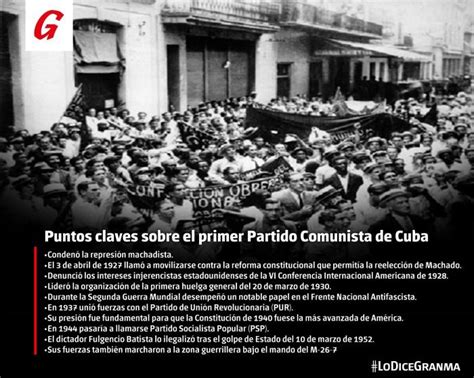 Fundaci N Del Primer Partido Comunista De Cuba Hace A Os Cuba