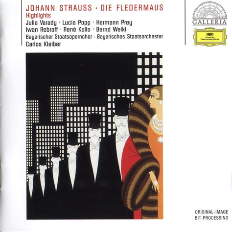 Strauss Fledermaus Highl Varady Popp Prey Kleiber Deutsche Grammophon