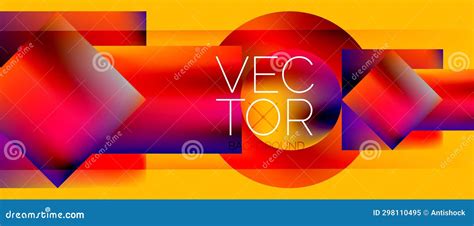 Creative Geometric Abstract Background Design Stock Vector