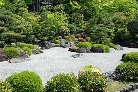 Karesansui Dry Landscape Garden Of Mimuroto Ji Temple In Uji Kyoto