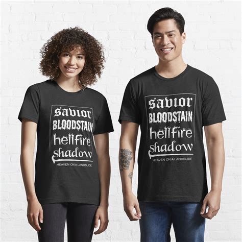 Savior Bloodstain Hellfire Shadow T Shirt For Sale By Lindadraven