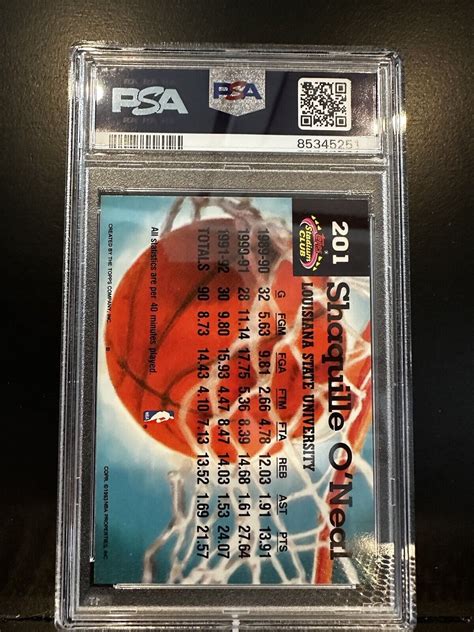 Topps Stadium Club Members Choice Shaquille O Neal Rc