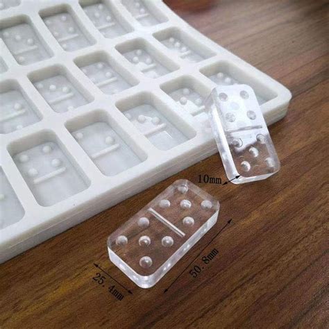 Domino Silicone Mold Diy Domino Resin Mold Domino Silicone Etsy