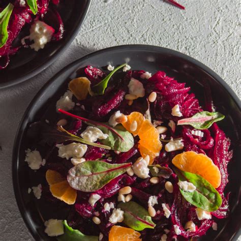 Moroccan Beet And Orange Salad With Pomegranate Seeds