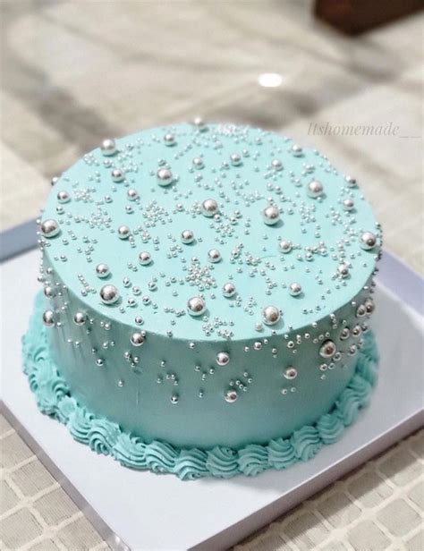 Simple Blue Birthday Cake Hotsell