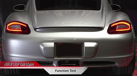 Porsche Cayman Led Tail Light Youtube