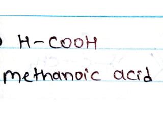 Methanoic acid | PDF