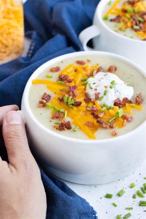 Instant Pot Potato Soup - Evolving Table