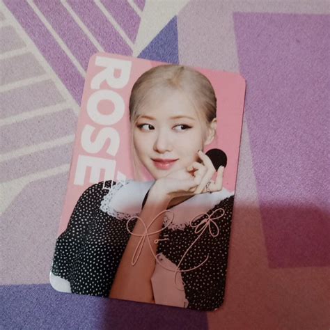 Jual Photocard Rose Blackpink Oreo X Blackpink Official Shopee Indonesia