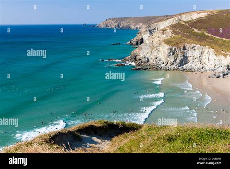 Porth Towan Beach Porthtowan North Cornwall England United Kingdom