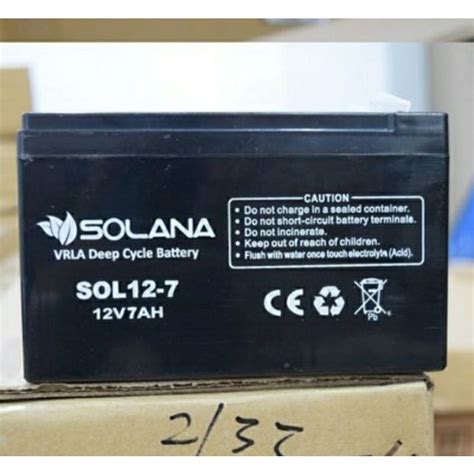 Jual Baterai Solana 12v 7ah Shopee Indonesia