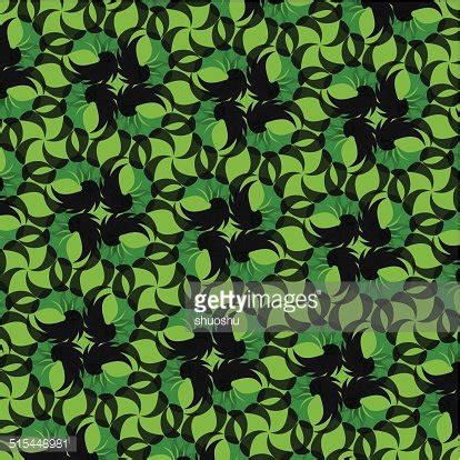 Abstract Green Leaf Pattern Background Stock Clipart | Royalty-Free ...