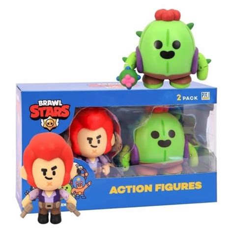 Brawl Stars Spike Colt Pistols Cactus Fighters Brawler Action Figure