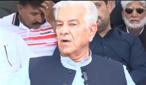 Defence Minister Khawaja Asif Gives Clear Message To Pti