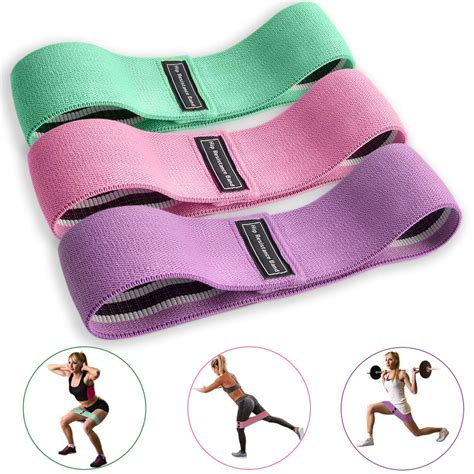 Cshidworld Resistance Hip Bands Booty Exercise Bands Non Slip Circle