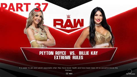 Extreme Rules Peyton Royce Vs Billie Kay Wwe 2k22 Gameplay Walkthrough