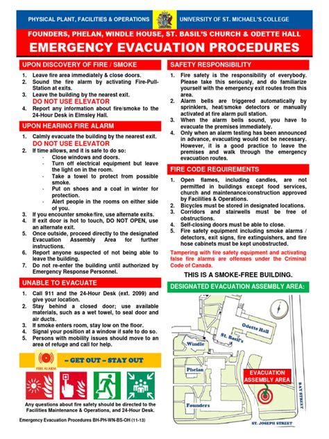 Emergency Evacuation Procedures | PDF