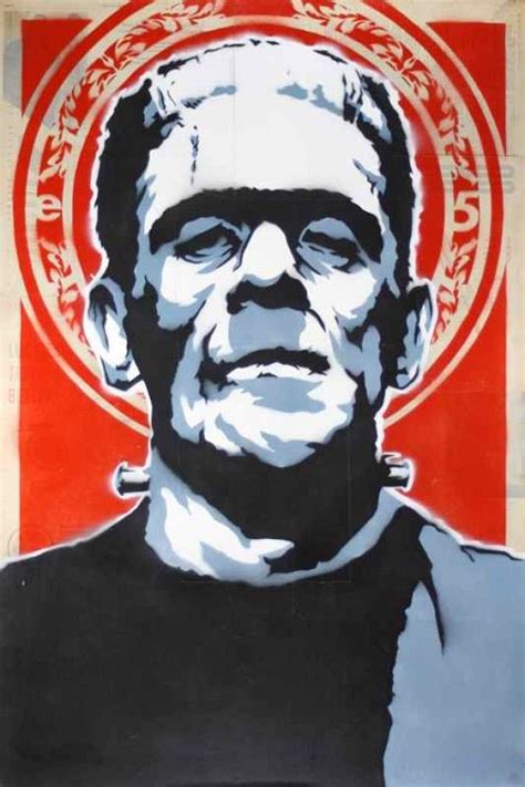 Frankenstein Stencil