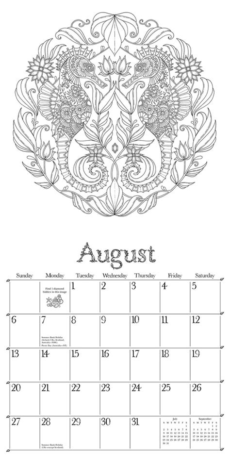 The Best Adult Coloring Calendars For 2017 Cleverpedia