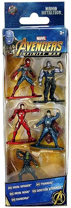 Marvel Avengers Infinity War Nano Metalfigs Iron Man Iron Spider