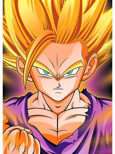 Dragon Ball Gohan Ssj2 Poster For Sale By Danielnowicki Redbubble