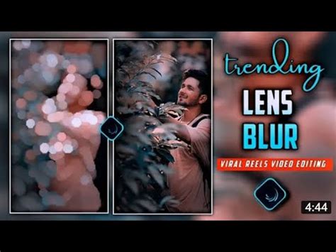 New Trending Viral Lens Blur Video Editing Alight Motion Alight